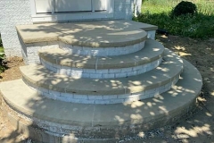 Sandstone Porch and Steps